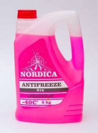 Антифриз NORDICA (-40С) G-12 красный 1кг.