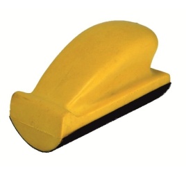 Овальный ручной шлифблок на липучке 70*125мм Русский Мастер