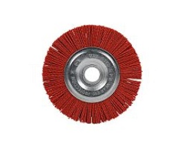 Щетка 150х22 мм для УШМ нейлоновая плоская  VertexTools 