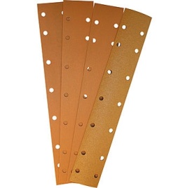 RADEX Абразивный материал в полосках 70мм.х420мм. 14 отверстий P 220