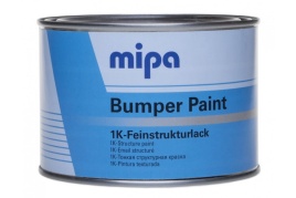 MIPA BUMPER PAINT структурная краска ЧЕРНАЯ для бамперов 0.5 л