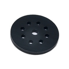 Подложка промежуточная 125 mm T10mm STANDARD на липучке, 8отв, черная мягкая ICAR V S BLACK