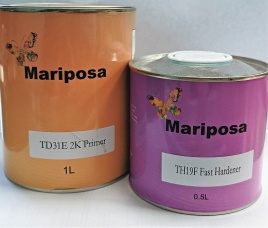 Грунт 2K MARIPOSA TDM31E10 серый 3+1 (1л.грунт+0,5л отв.THM19F05 FAST )