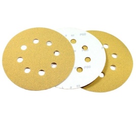 Круг абразивный d=125мм Р320 8 отв. GOLD LINE HOLEX