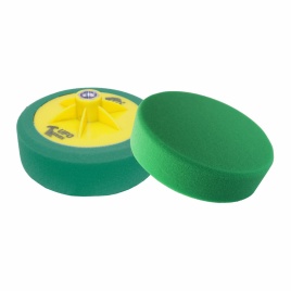 Полировальник поролоновый М14 150x50мм на резьбе UFO Super Cut жесткий зеленый H7