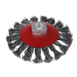 ON Щетка металл. для УШМ 100мм/М14, крученая (тарелка)	20-06-100