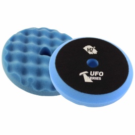 Полировальник поролоновый 180x25мм UFO Medium Cut полужесткий рельефный синий H7