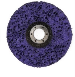 Диск шлифовальный "коралл" для "болгарки" 125мм фиолет (мягкий)