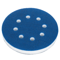Проставка жесткая для шлифовальных кругов Velcro, 8 отв., d=125 мм., толщина 3 мм 