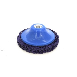 Круг для снятия ржавчины на резьбе чёрный d=100мм/M14 Русский Мастер