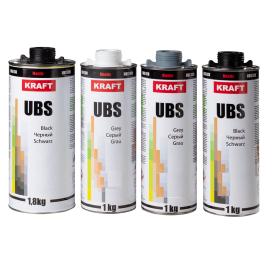 Антигравий "KRAFT UBS" окрашиваемый, черный, 1кг