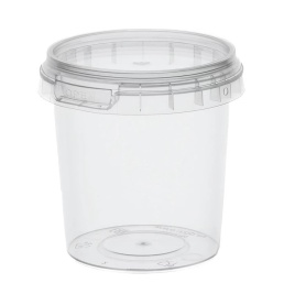 Контейнер 155 мл. круглый, d69мм, с прозрачной крышкой