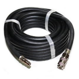 Шланг резиновый 8ммх13ммх10м с быстроразъемами армир.(черный) Русский Мастер