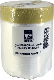 Пленка маскировочная со скотчем в рулоне 550х33м Holex