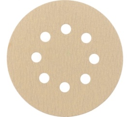 Круг абразивный d=125мм Р 60 8 отв. GOLD LINE HOLEX