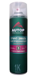 Грунт-эмаль для пластика №5 графит AUTOP PROFESSIONAL (аэрозоль, 650мл)