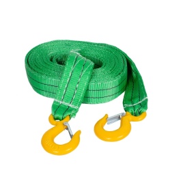 Трос буксировочный ЛИРА 20т / 6м (крюк-крюк) зеленая