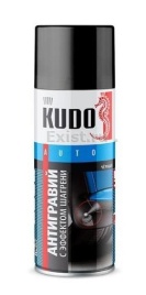 Антигравий KUDO черный с эффектом шагрени KU-5225