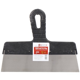 Шпатель 250мм, н/ж, ст.,пл.ручка BARTEX