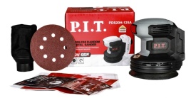 Шлифмашина аккумуляторная эксцентриковая P.I.T. PDS20H-125A SOLO (без АКБ и ЗУ)