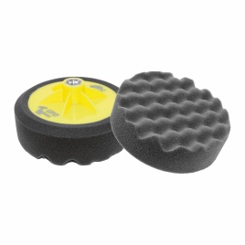 Полировальник поролоновый М14 150x50мм на резьбе UFO Shine Protect мягкий рельефный черный H7