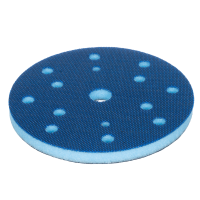 Проставка  для шлиф. кругов Velcro, 8+6+1 отв., d=150 мм., толщина 10 мм тверд (синий)