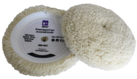 Круг полировальный из крученой шерсти PROFI 180мм на жёсткой основе HOLEX