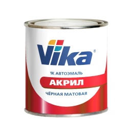 Автоэмаль АК-142 черная матовая (1-компонентная) (0,85кг)