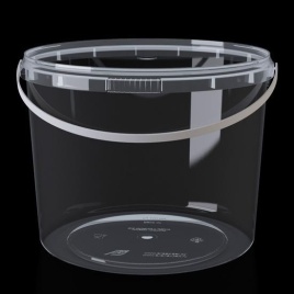 Ведро с крышкой 5,5 D=230мм (25) МУ