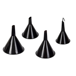 Воронка НАБОР из 4х чёрная