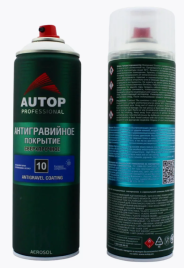 Антигравий-аэрозоль белый №10 сверхпрочный AUTOP PROFESSIONAL (650мл)