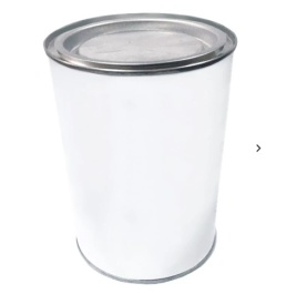 Банка жестяная с покрытием 1 литр