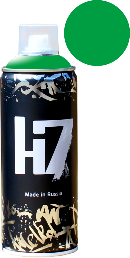 6037 зелёный - краска для граффити H7 520мл фото 1