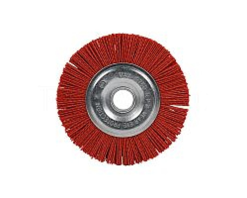 Щетка 150х22 мм для УШМ нейлоновая плоская  VertexTools  фото 1