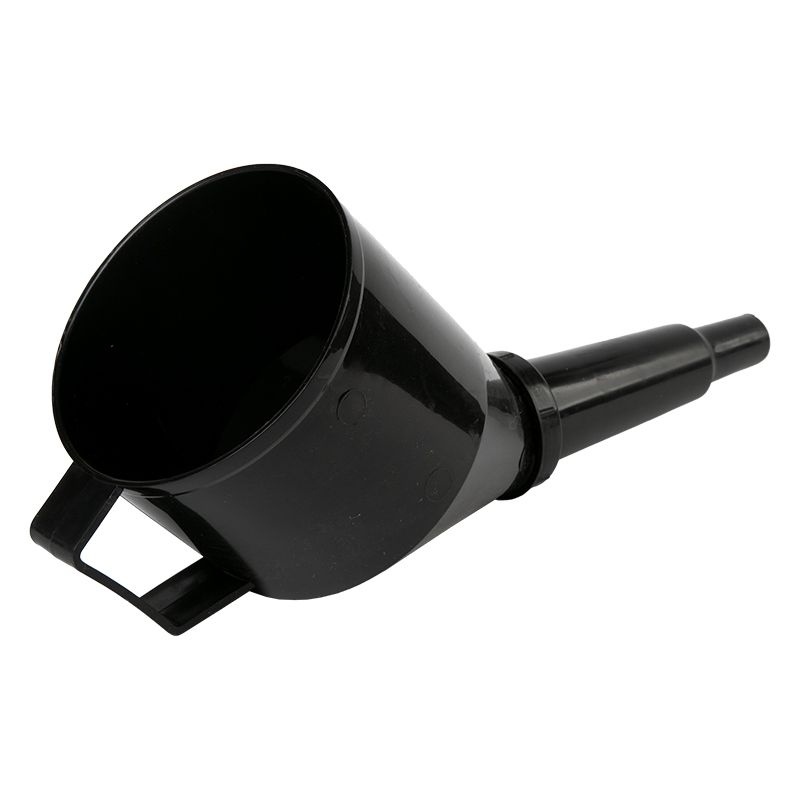 Воронка чёрная (диам-12 см, нос-14 см) угловая разборная фото 1