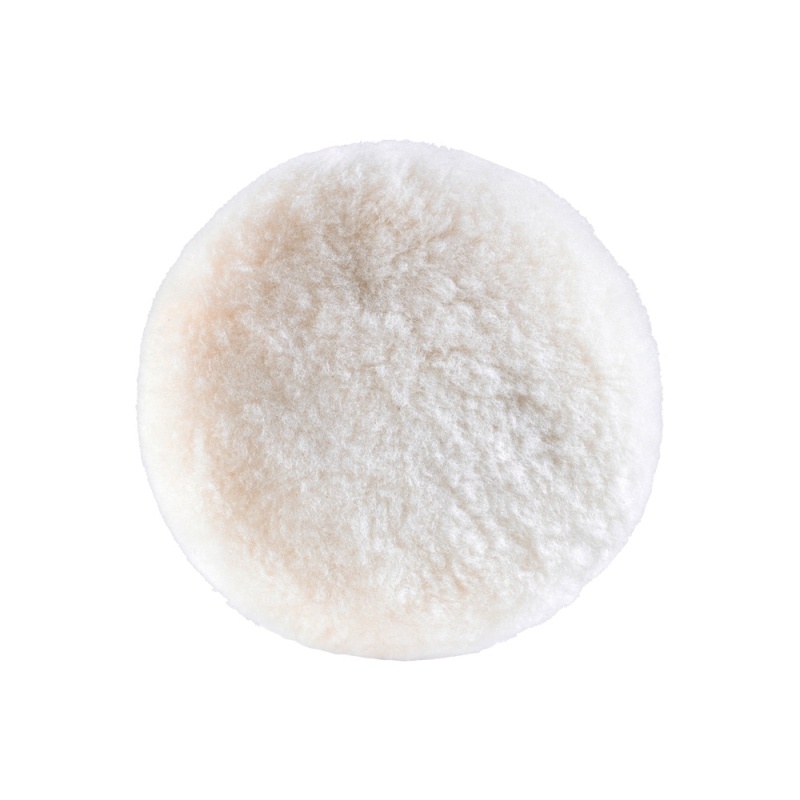 Диск MENZERNA полировальный из натуральной овчины 135 мм крепление Velcro фото 1