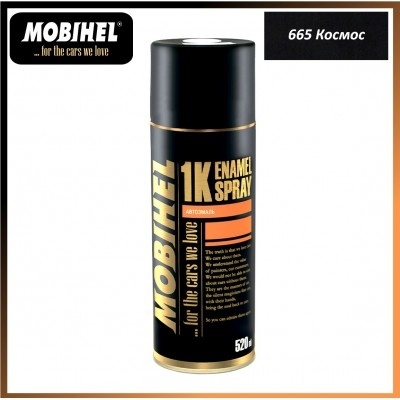 Mobihel Аэрозоль базовая эмаль металлик 665 космос (520 мл) фото 1