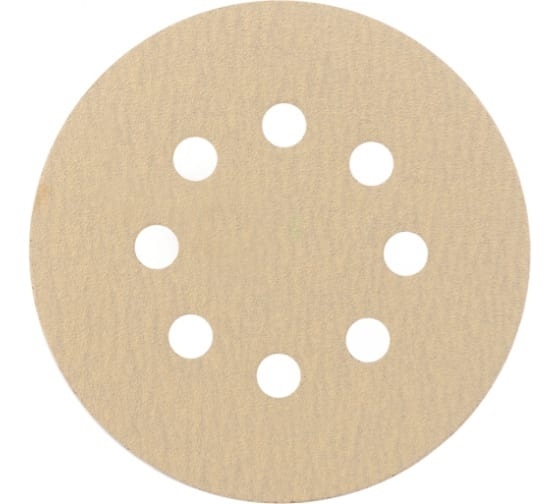 Круг абразивный d=125мм Р 800 8 отв. GOLD LINE HOLEX фото 1