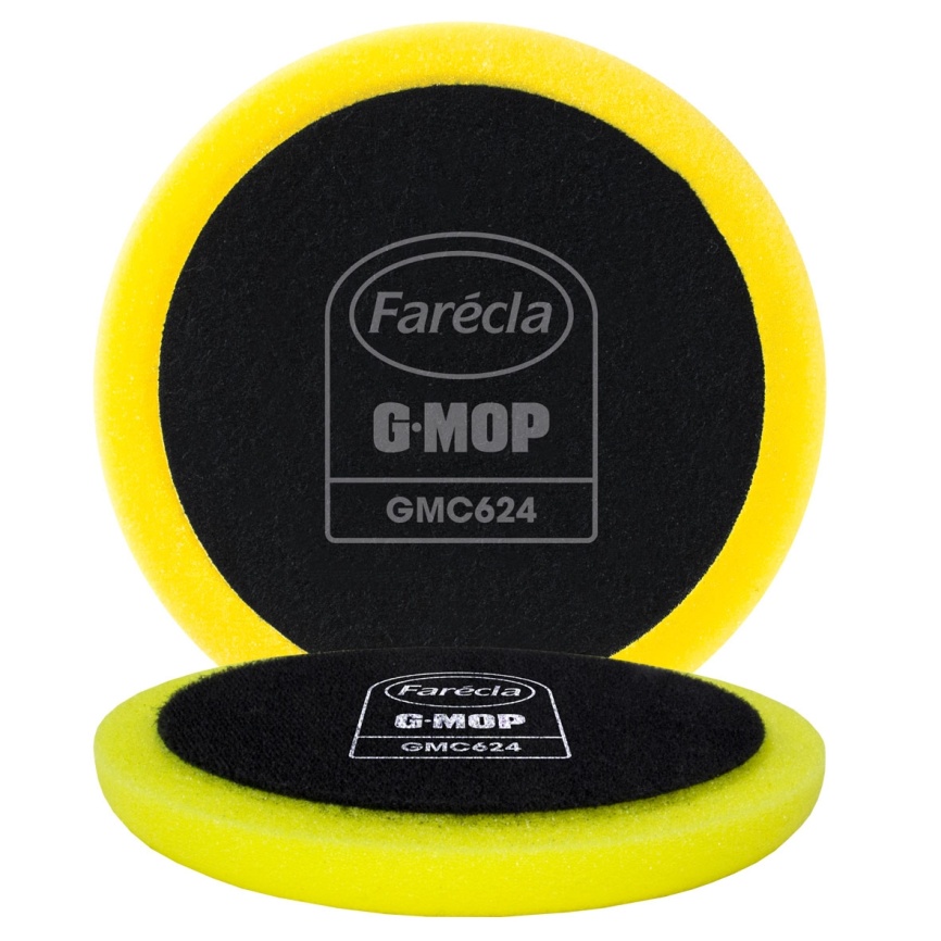 ПОЛИРОВАЛЬНИК, СРЕДНИЙ, 150ММ  ЖЁЛТЫЙ FARECLA G MOP 6" YELLOW COMPOUNDING FOAM фото 1