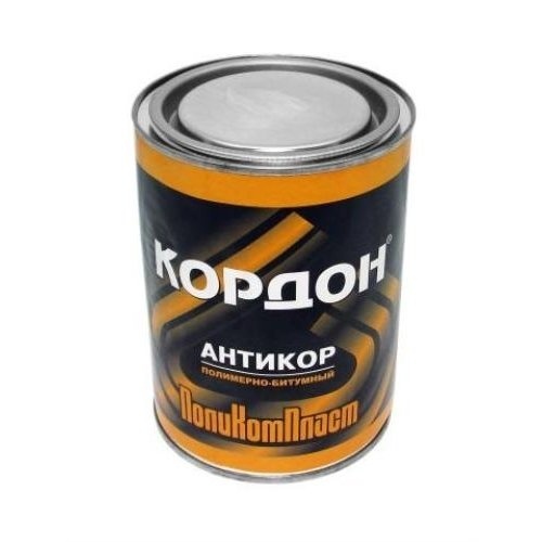Кордон антикор полимерно-битумный 1кг ПОЛИКОМПЛАСТ фото 1