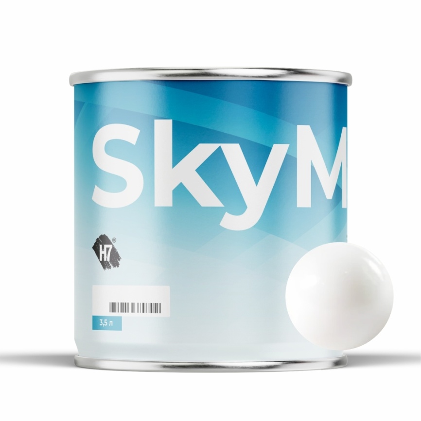 7001 White компонент для подбора автоэмалей базовый 3,5л SkyMix H7 фото 1