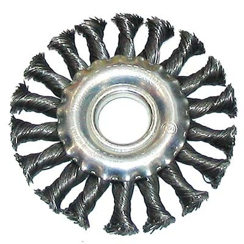 Щетка крученая металл для УШМ плоская д 125 LESSMANN фото 1