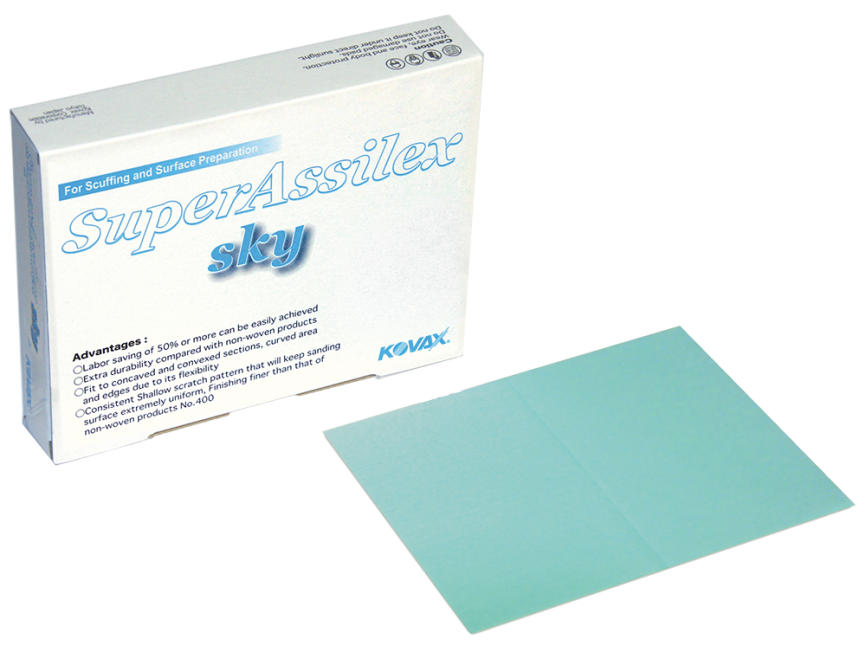 Лист абразивный Р600 170х130мм голубой SUPERASSILEX KOVAX фото 1