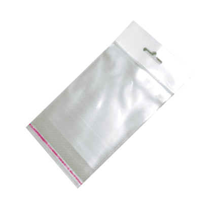 Бопп пакет с европодвесом и клеевым клапаном 10*10 см (уп100шт) фото 1