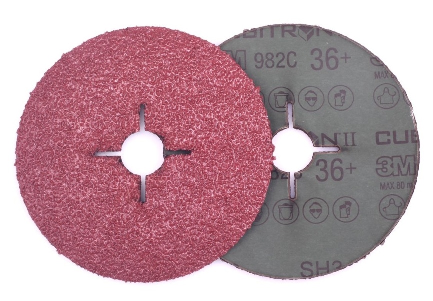 Круг фибровый Cubitron II 982С, Р36, 125ммх22мм фото 1