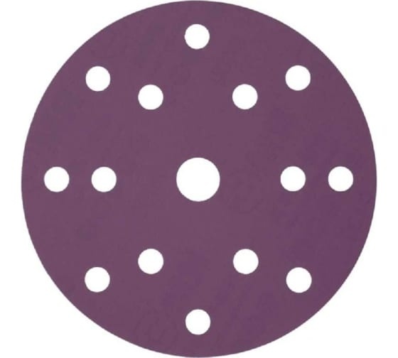 Круг шлифовальный PP627 Ø150 мм 15 отв Р 150 /100 шт/ фото 1