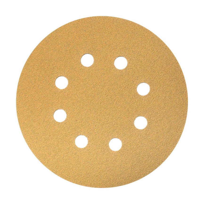 Круг абразивный d=125мм Р600 8 отв. GOLD LINE HOLEX фото 1