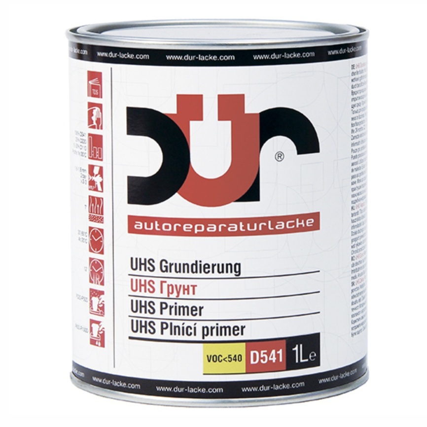 DUR UHS Грунт 4:1 (1л) серый+отв 0,25л фото 1
