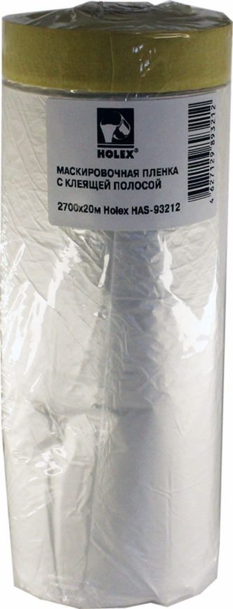 Пленка маскировочная со скотчем в рулоне 2700х20м Holex фото 1