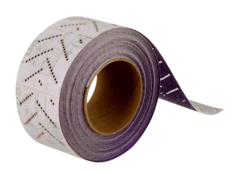 Полоска абразивная P320+ 70х396мм c мультипылеотводом Purple+ 737U CUBITRON II 3M отрывные в рулоне фото 1